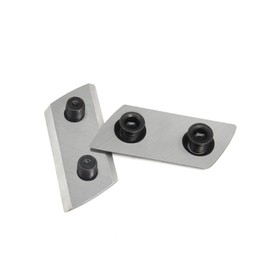 BOVZOR Double-Sided Wood Chipper Blades Replacement - 2-Pack High-Carbon Steel Knives for Garden Shredders, Compatible with CJ601E/CJ602E/GS70015, 3-Year Warranty