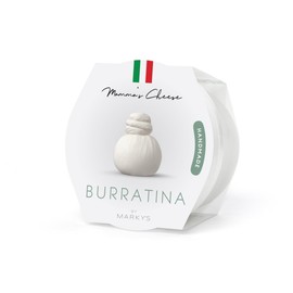 Mamma's Burratina Mozzarella & Cream Fresh Italian Cheese Knotted - 8 oz / 227 g - GUARANTEED OVERNIGHT