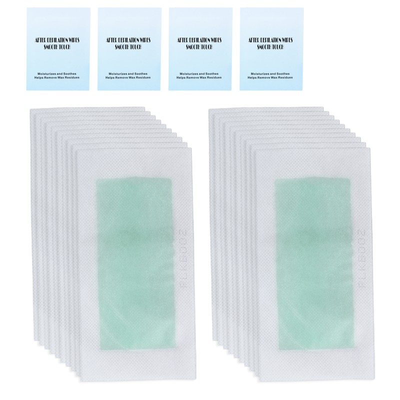 40pcs Wax Strips Kit Double Sides Fast Hair Remover Strips