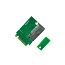 Suckoo for Rog Ally Handheld Conversion 2230 to 2280 SSD Hard Drive Expansion Board Green NVME M-Key M.2 PCIE 4.0 Adapter Upgrade Converter 90 Degree