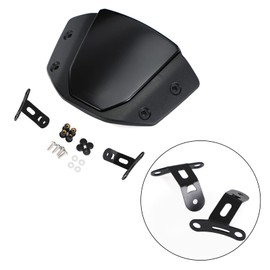 Artudatech Windshield ABS Plastic Front Installation Aerodynamic Design Safe Ride Replacement Motorcycle Windshield for Ho-nda CB650R 2018-2023 CB1000R 2018-2023