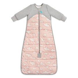 Love to Dream Warm Baby Sleep Bag (6-18 Mo), Super Soft Temp Regulating Sleeping Sack, 2.5TOG Warm Wearable Blanket, Pink