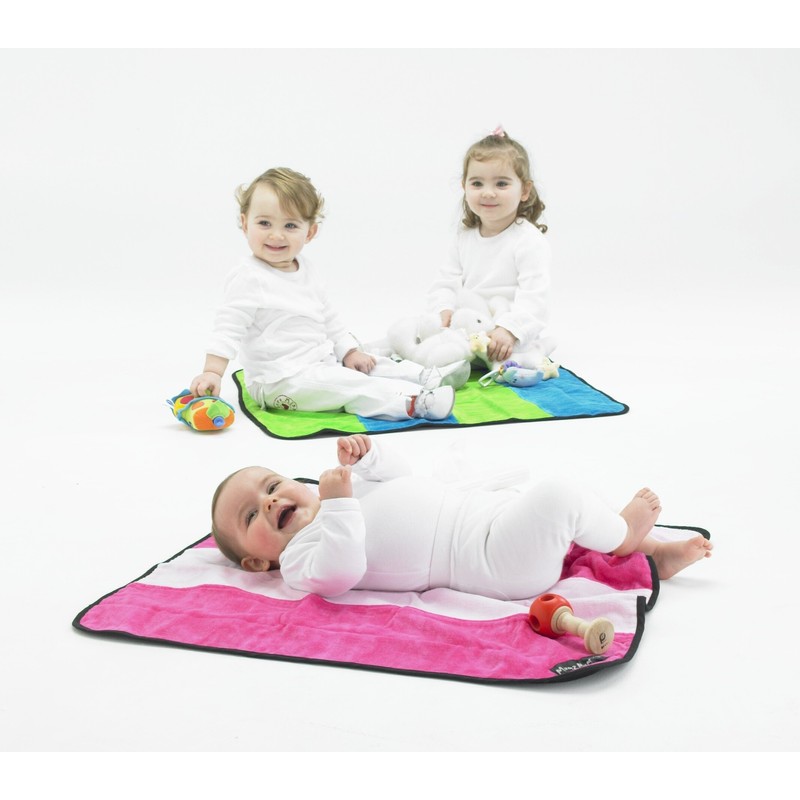 Play N' Change Mat - Teal & Lime