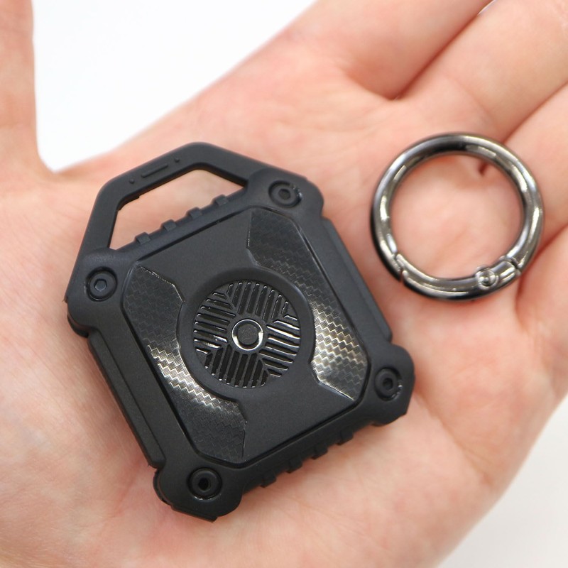 AirTag ATC-001 Waterproof Case, Black, For Air Tags, Key Holder,