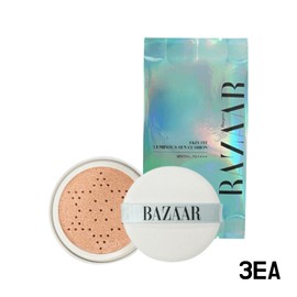 Harper's Bazaar Mixed Car Skin Fit Luminous Tone-Up Sun Cushion Refill 15g 3pcs / 하퍼스바자 혼합자차 스킨 핏 루미너스 톤업 선쿠션 리필 15g 3개