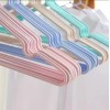 24x7 Paquete 100 Ganchos Ropa Metalicos Antiderrapantes Mayoreo