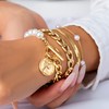 Pearl Bracelet Gold Bracelet for Women Dainty Pearl Bracelets Stack