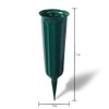 FloraCraft Plastic Cemetery Vase With Detachable Spike 3 Inch x