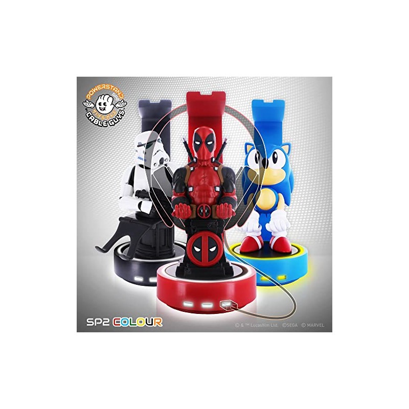 Exquisite Gaming Cable Guys Powerstand SP2: Rojo Estación de Carga