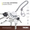 Troika Patent Chain – KR10-60/MA – keyring with chain –