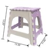 TRANOMOS Foldable Shower Stool for Shaving Legs, Purple Pedicure Foot
