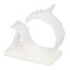 100Pcs Cable Management Clip Adjustable Adhesive PA66 Nylon Cord Organizer
