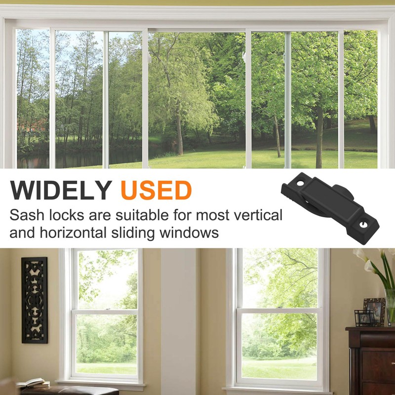 F 2589 Sash Lock for Vertical and Horizontal Sliding Windows,