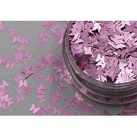 Nail Art Metallic Lustre Butterflies 3mm 2g (107 Blush Pink)
