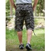 YGREYG Mens Cargo Shorts Long Capri Below The Knee Shorts