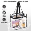 Triko Bolsa de Viaje Crossbody Transparente de PVC para Mujer