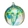 Tree of Life Small Glass Globe - Sea Green