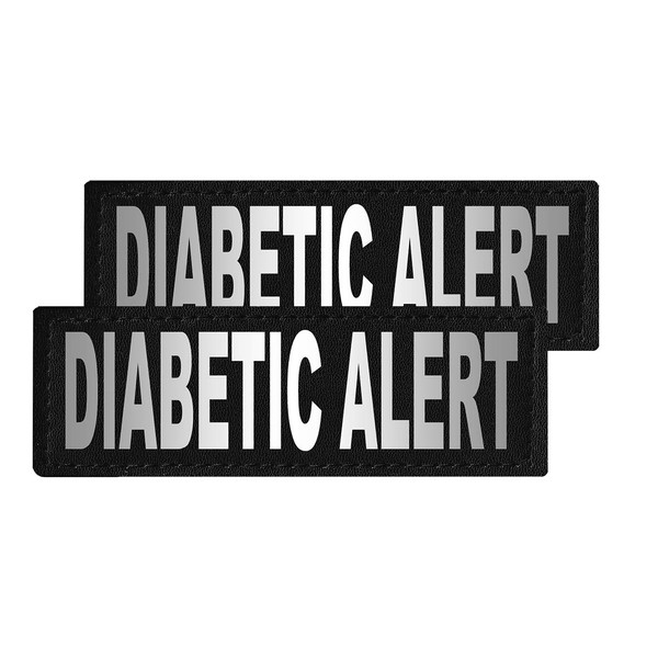 Dogline Diabetic Alert Removable Patches, Large/X-Large
