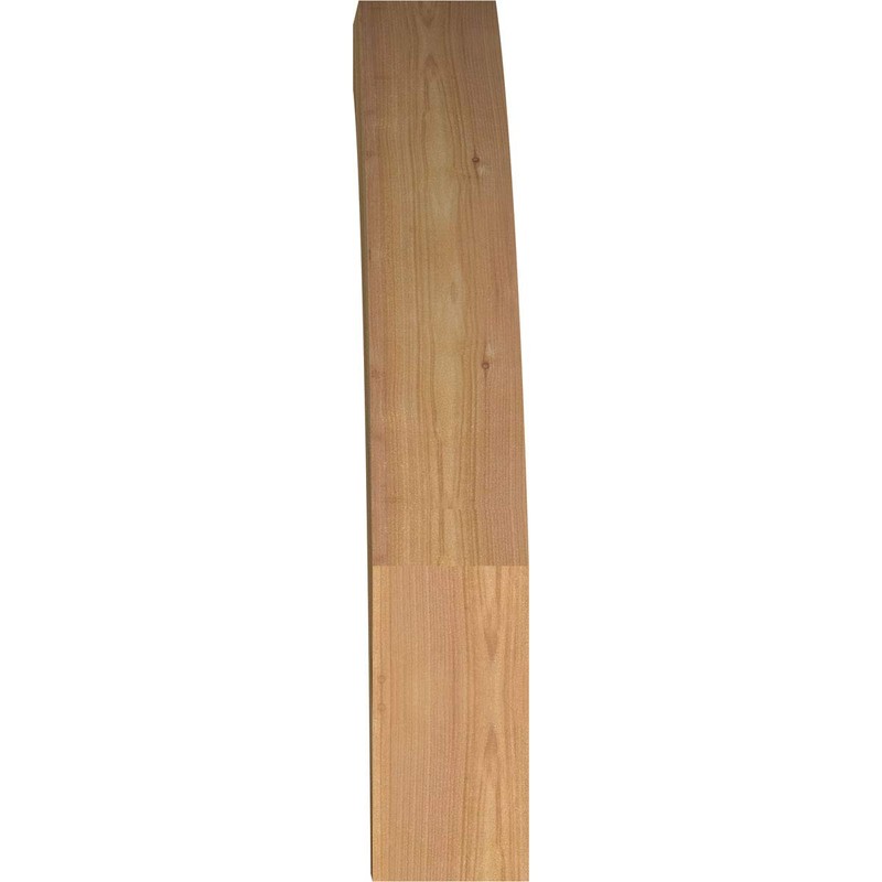Ekena Millwork BRC04X24X24THR00RWR 4"W x 24"D x 24"H Thorton Rough