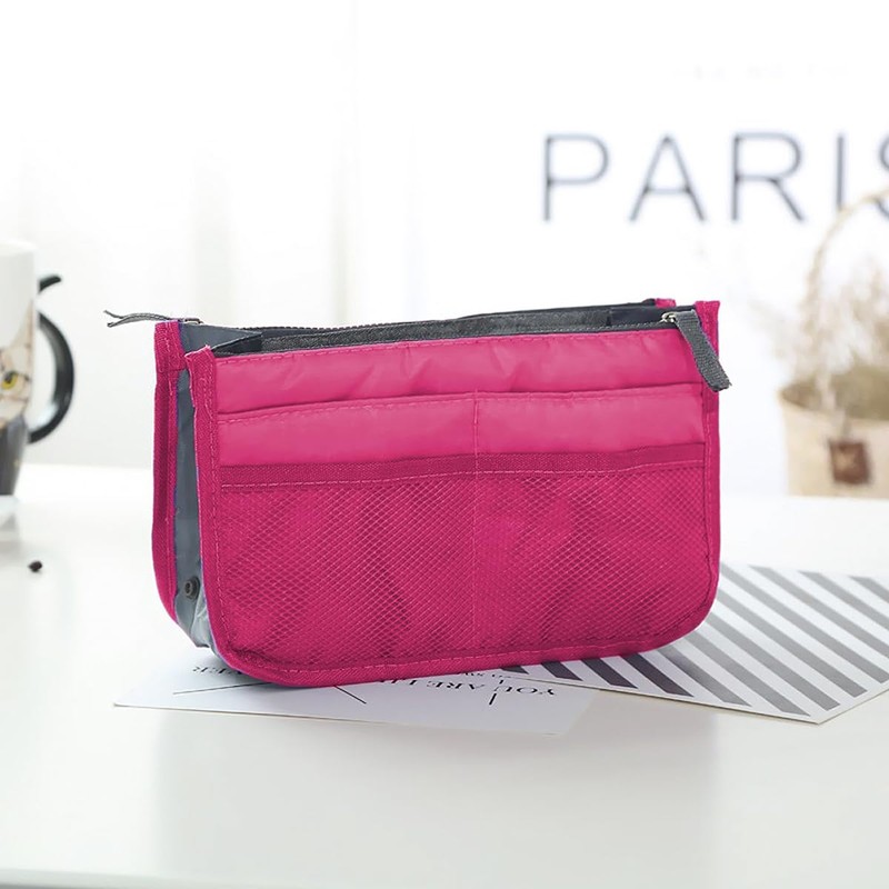 JJ PRIME - Multi-Compartment Handbag Insert | Expandable Liner Bag