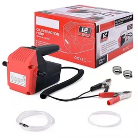Oil Extractor Pump,Oil Suction Pump For Changing Oil 12V 60W,Oil/Diesel Fluid Pump Extractor Scavenge,With External Fuse