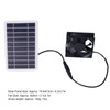 2.5W Solar Panel Fan Solar Pet Exhaust Air Flowing Fan