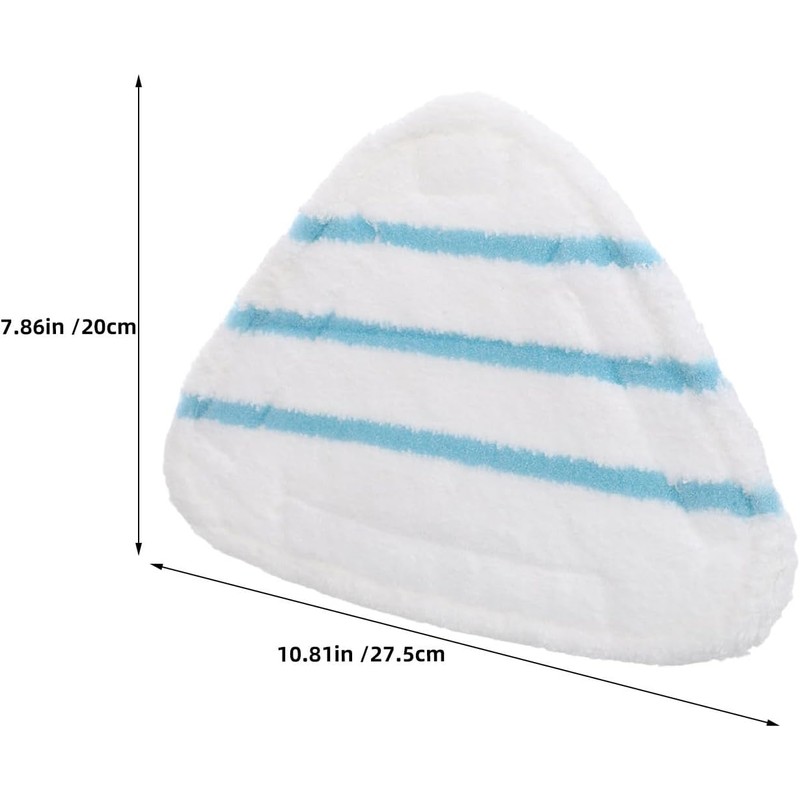 Cojines Limpiadores Triangulares de Microfibra Reutilizables para Mopa de Vapor,