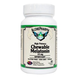 Alchepharma Melatonina Masticable 10 Mg Sabor Frutos Rojos