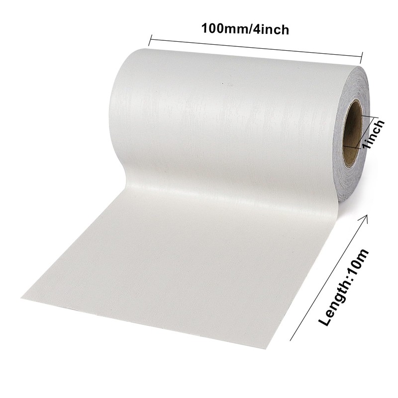 BOMEI PACK White Grain Repair Tape 4inch X 33ft,Self Adhesive