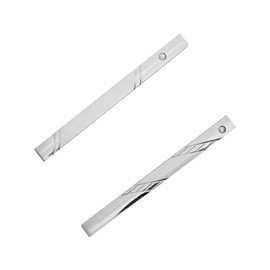 Tie Clip Tie Clip Tie Clip for Men Tie Clip for Men Business Wedding Silver Pack of 2, silver