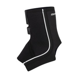 Rehband Ankle Brace - 1 piece, Neoprene Ankle Brace Sports, Ankle Stabilizer for Running, Indoor-Sports, Fitness, Unisex Ankle-Support, Colour:Black, Size:Medium