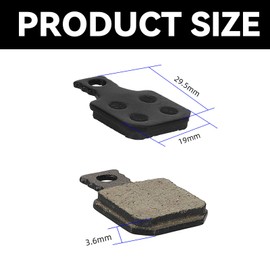 For Magura MT5 Brake Pads, 4 Pairs Bicycle Disc Brake Pads High Performance Bike Brake Pads for Magura M5 M7 MT5 MT5E MT7 MT Trail SH901, Exceptional Noise Reduction and High Temperature Resistance