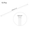sourcing map 10pcs Acrylic Round Rods 1/8" x 12" Clear