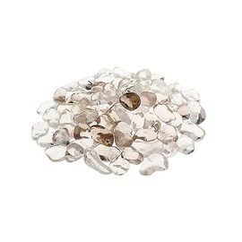 NKlaus 300 g Rock Crystal 15-25 mm Healing Stones Rock Crystal Transparent Variety Stone 14680