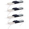 HAUSHOF Closet Shelves Wall Mounted 4-Pack 4 ft x 12in