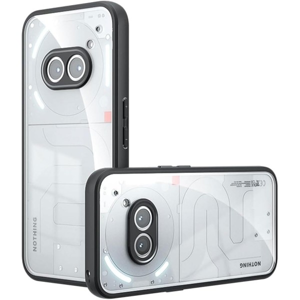 Baoyemes Funda para móvil para Nothing Phone 2, Carcasa Negra