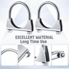 Datanly 4 Pcs 4" Exhaust Clamp Heavy Duty U-bolt Exhaust