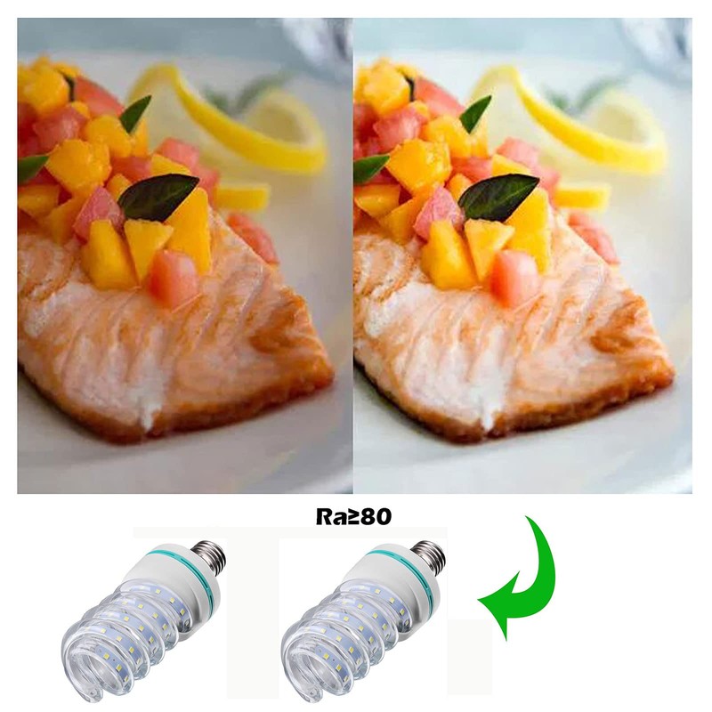 30W Spiral LED Bulbs, E26/E27 Corn Light (250W Incandescent Equivalent),
