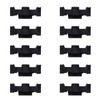 10pcs Headlight Trim Ring Clips 51132752145 Plastic Front Headlight Bezel