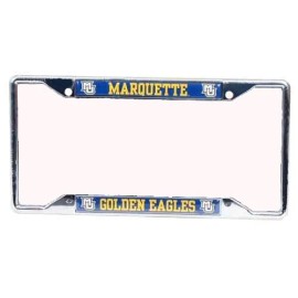 Stockdale Marquette Golden Eagles Metal License Plate Frame w/Domed Insert