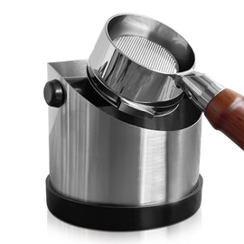 Knock Container for Portafilter, 580 ml Coffee Grounds Tee Container, Stainless Steel Knock Box, Coffee Knock Box, Barista Accessories for Your Barista Accessory Knock Container, for Portafilter