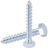18 PCS Heavy Hex Self Tapping Screws and Nylon Expansion