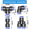 ERGAOBOY 8 Pcs 6mm OD Push to Connect Fitting Kits,2