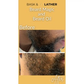 Beard Growth Oil Formula – Hair Care Blend for Beard Nourishment, Helps Improve Patchy & Thin Beard Appearance, Moisturizing Beard Oil for Daily Use