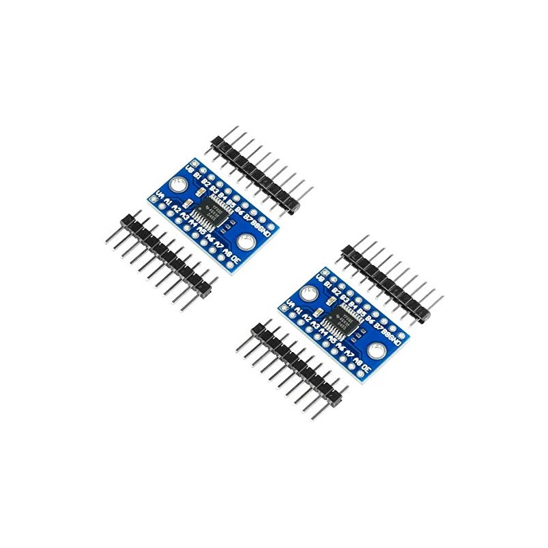 TECNOIOT 2pcs TXS0108E 8 Channel Logic Level Converter TTL 3.3V