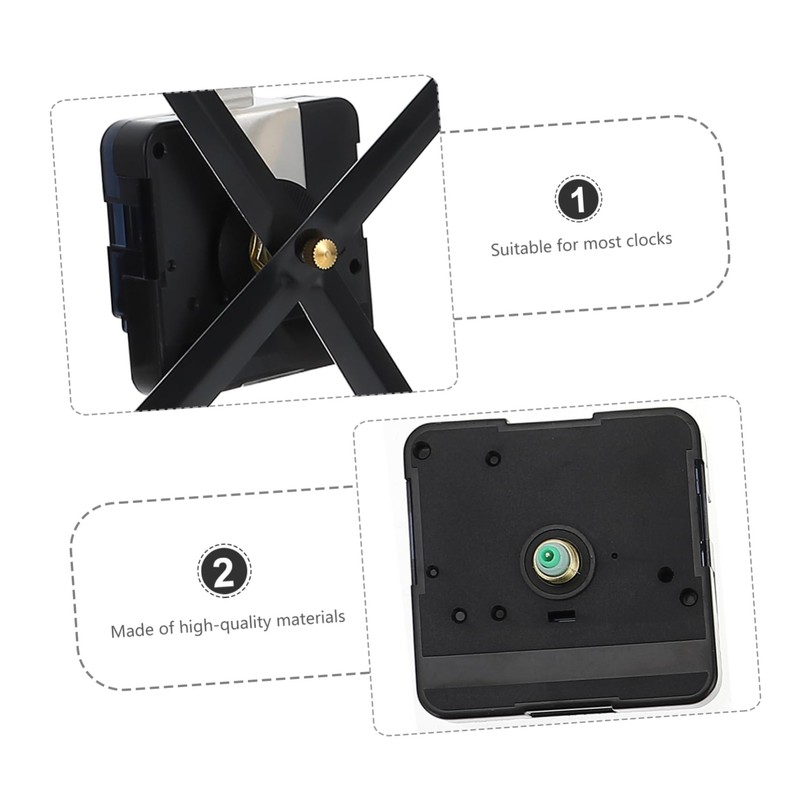 ORFOFE Mute Movement Clock Parts 1 Set DIY Replacement Clock
