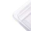 Vogue Reusable Polycarbonate Plastic 1/6 Gastronorm Container 150mm, Clear, Food