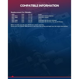 KAX Front Quick Struts for Honda Civic 2006 2007 2008 2009 2010 2011 Front Shocks Complete Struts Assembly with Coil Spring Set of 2, Replace 172286 172287