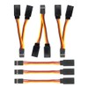 GTIWUNG 3 Pcs JR Style Servo Y Harness, 3"/75mm Servo