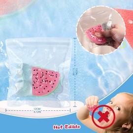 Anboor Strawberry Squishies Toys, Cute Soft Watermelon Squishie Squeeze Sensory Fidget Toys for Stress Relief, Kawaii Party Favors for Kids & Adults